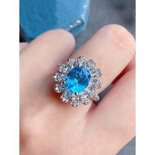 Buy Designs You Silver Plated American Diamond Crushed Ice Cut