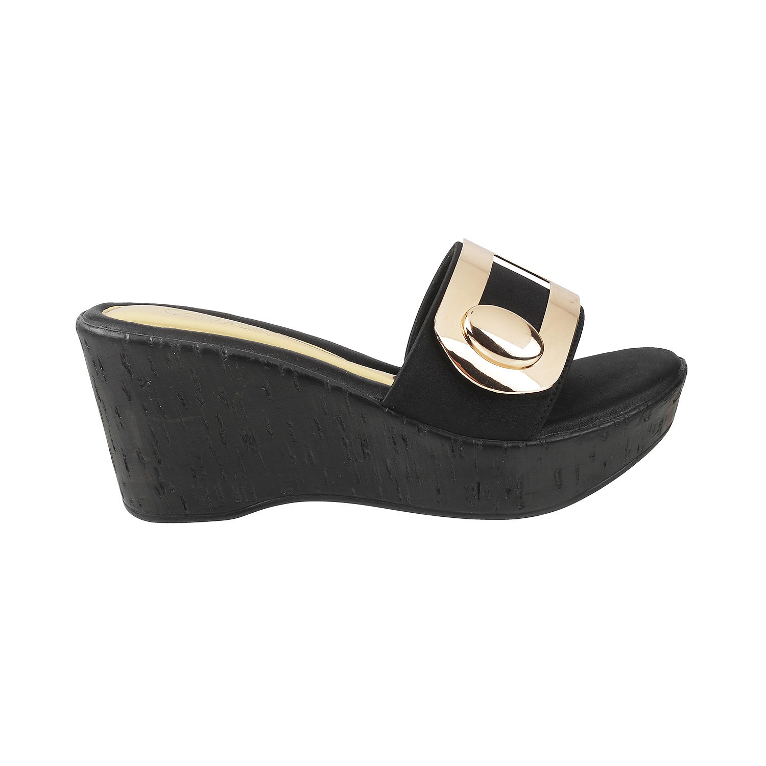 Glamorous Studded Platform Slip-Ons