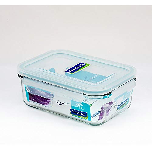 Glasslock Airtight Break Resistant Food Storage Container,Microwave