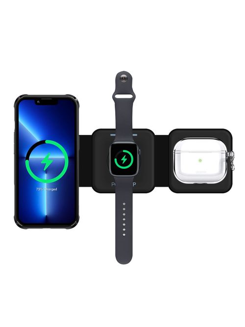 Buy PowerUp 3in1 Flat Wireless Charger for iPhone, Airpod, I Watch