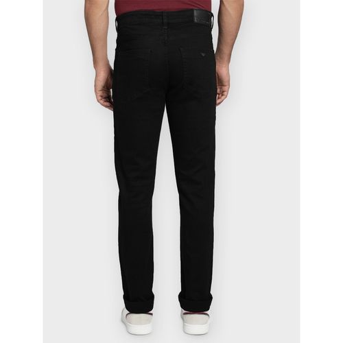 Red Tape Men's Rinse Black Cotton Elastane Skinny Fit Jeans