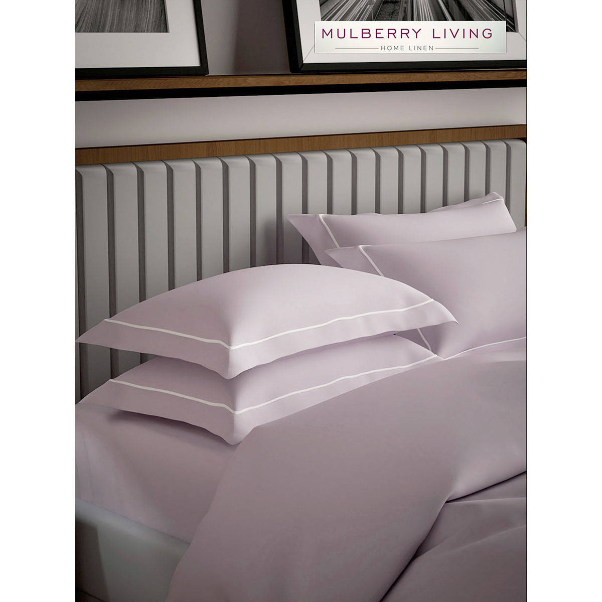 MULBERRY LIVING Serenity Solids Pillow Covers - Lavender