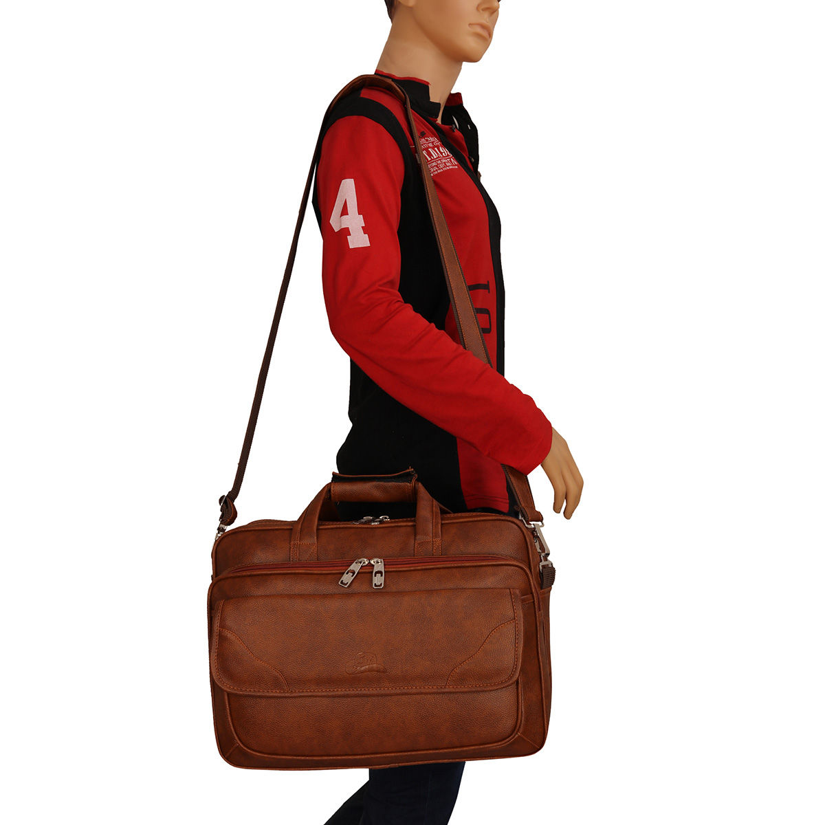 Leather World Expandable Pu Leather 15.6 Inch Water Resistant Laptop Bag Buy Leather World