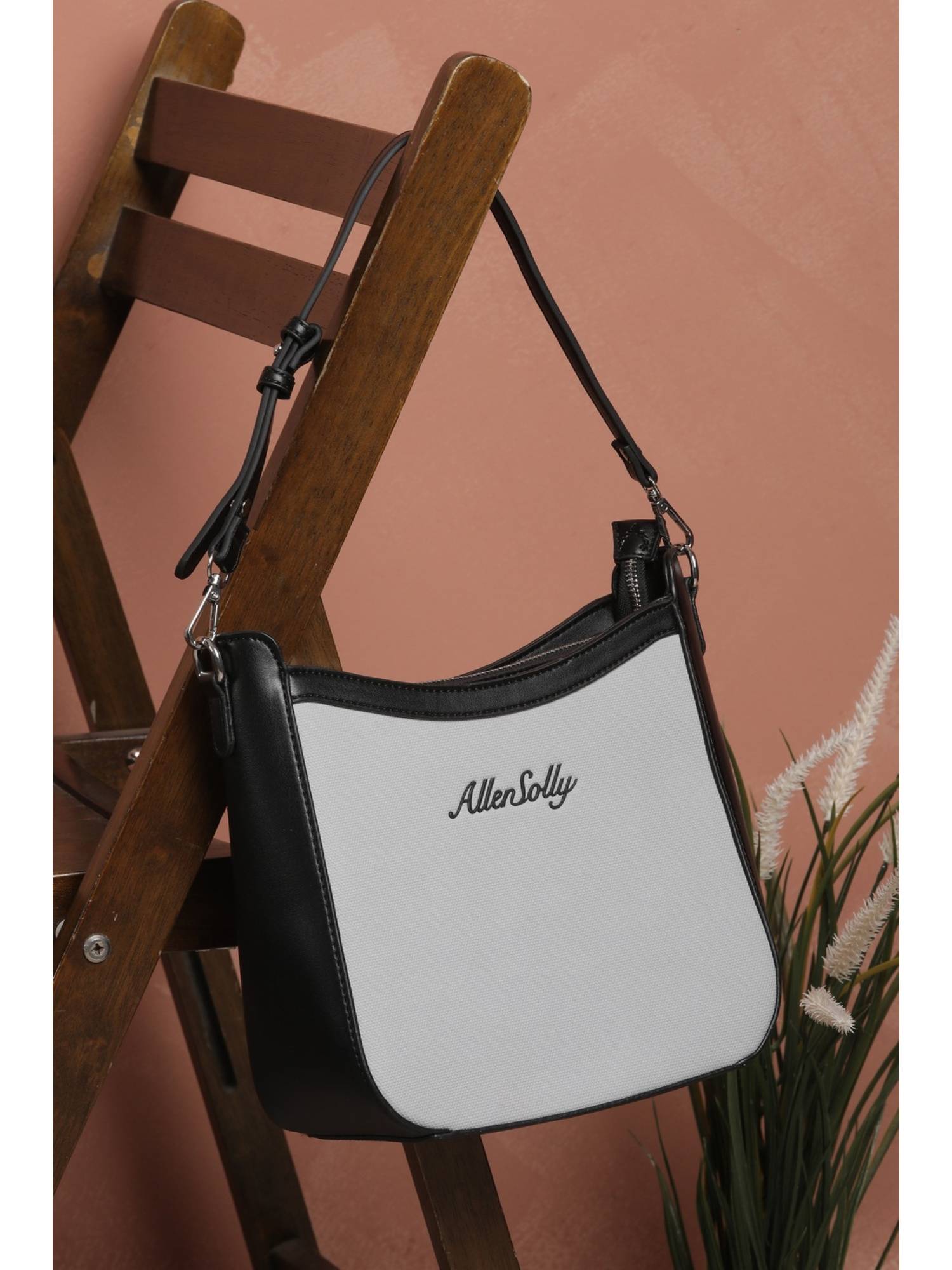 Allen Solly Women Grey Casual Handbag