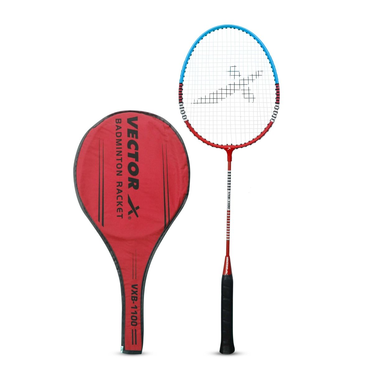 Vector X Vxb 1100 Badminton Racquet Aluminium Head and Steel Shaft With 3/4Th Cover