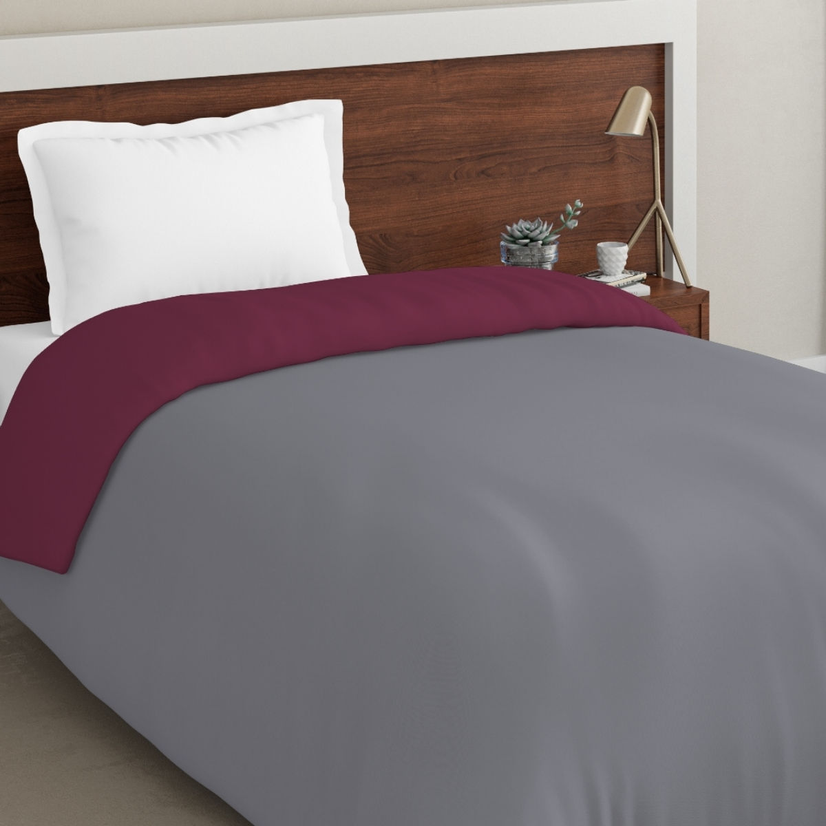 DDecor Live Beautiful Grey Polyester Single Comforter Buy DDecor Live