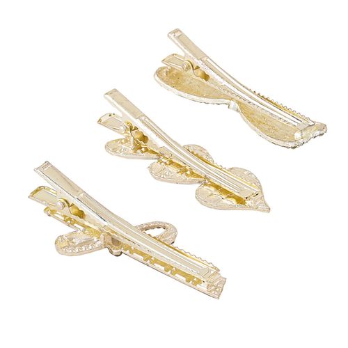 Rebekajewelry Gold Bow French Barrette Yellow Gold