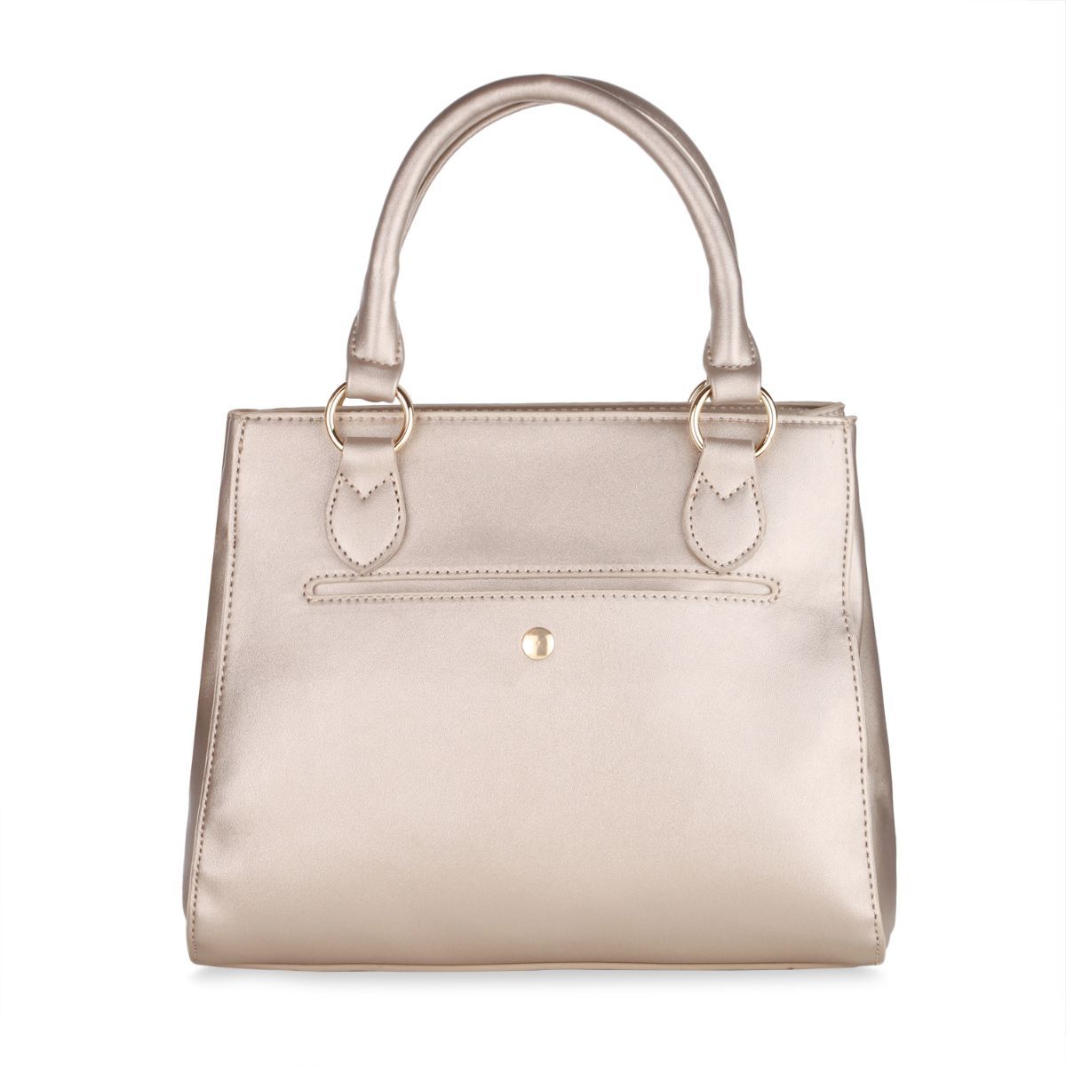 Buy Caprese Fenne Satchel Medium Dull Gold Online