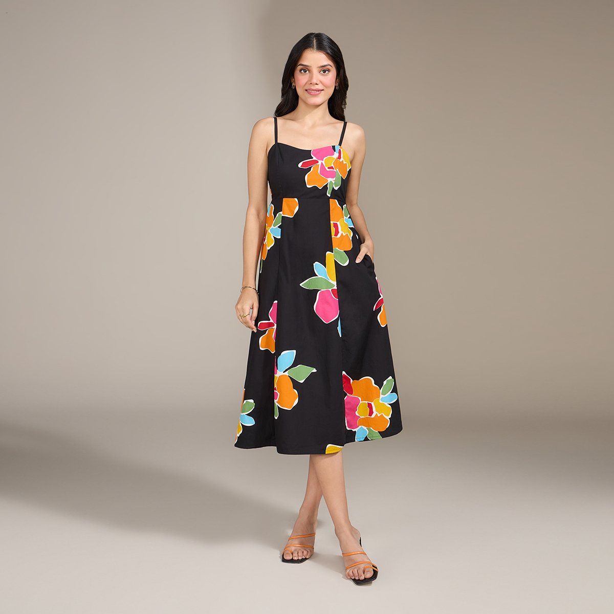 Buy Twenty Dresses By Nykaa Fashion Let Your Dreams Blossom Dress - Blue  Online