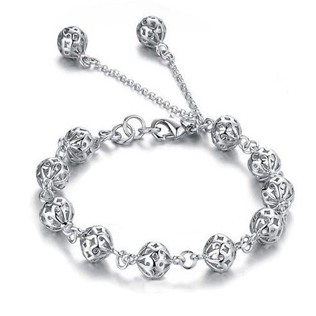 ladies silver bracelet