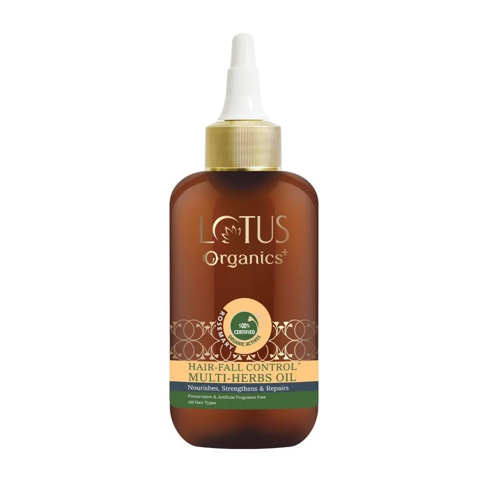 Lotus Organics Hair Fall Control Multi-herbs Oil