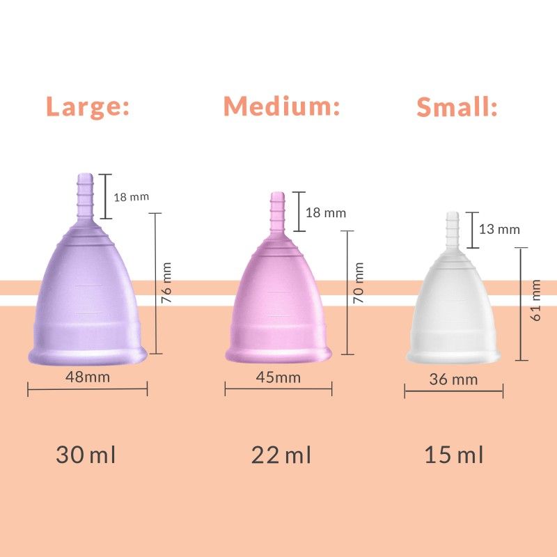 Sirona FDA Approved Reusable Menstrual Cup for Women (Medium