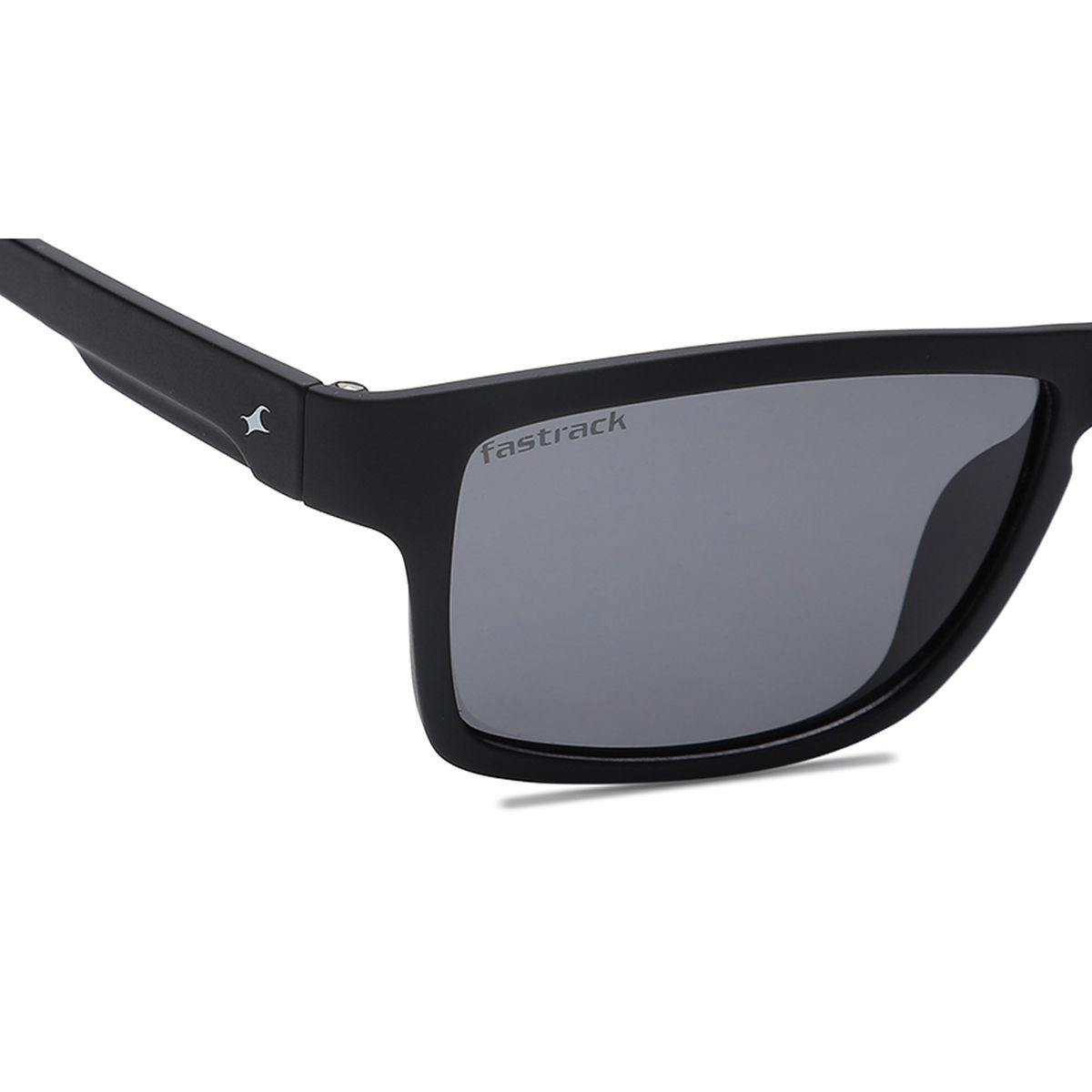 Fastrack P089BK1 Rectangle Sunglasses Black / Blue – SmartBuyKart