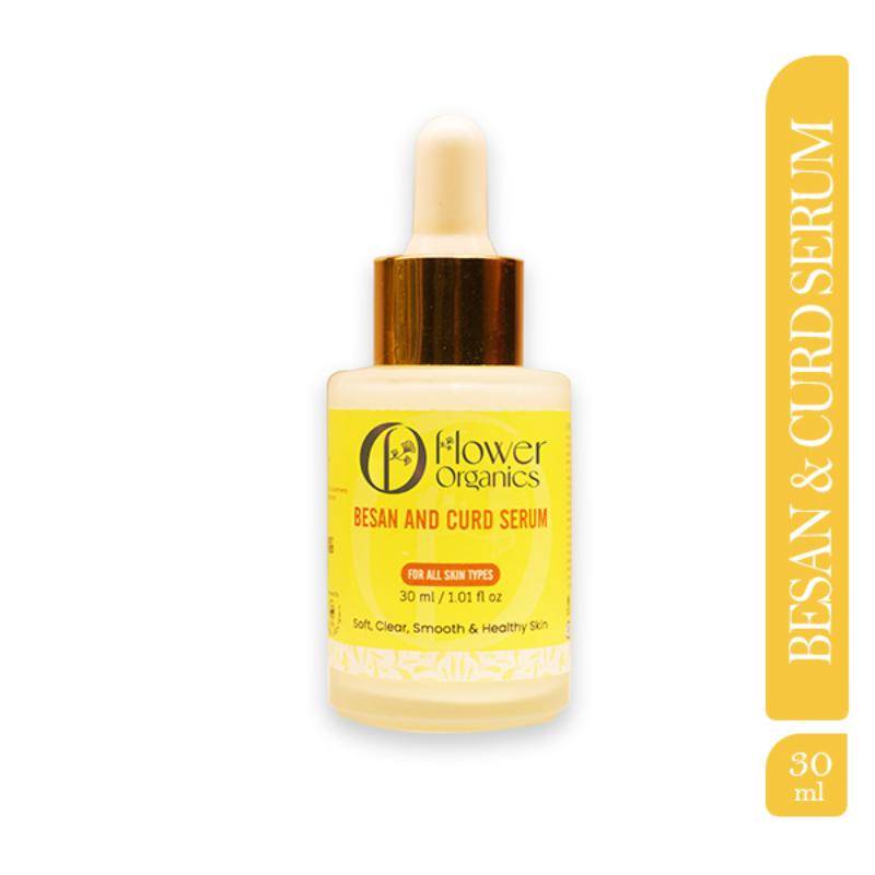 Flower Organics Besan & Curd Serum