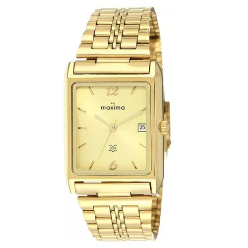Analog Watches Maxima Gold Watches For Mens PA Maxima Men