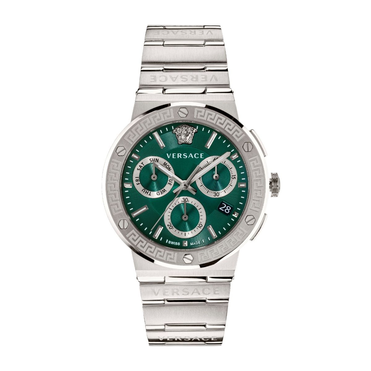 Buy Versace Chronograph Green Dial Men Watch VEZ900121 Online