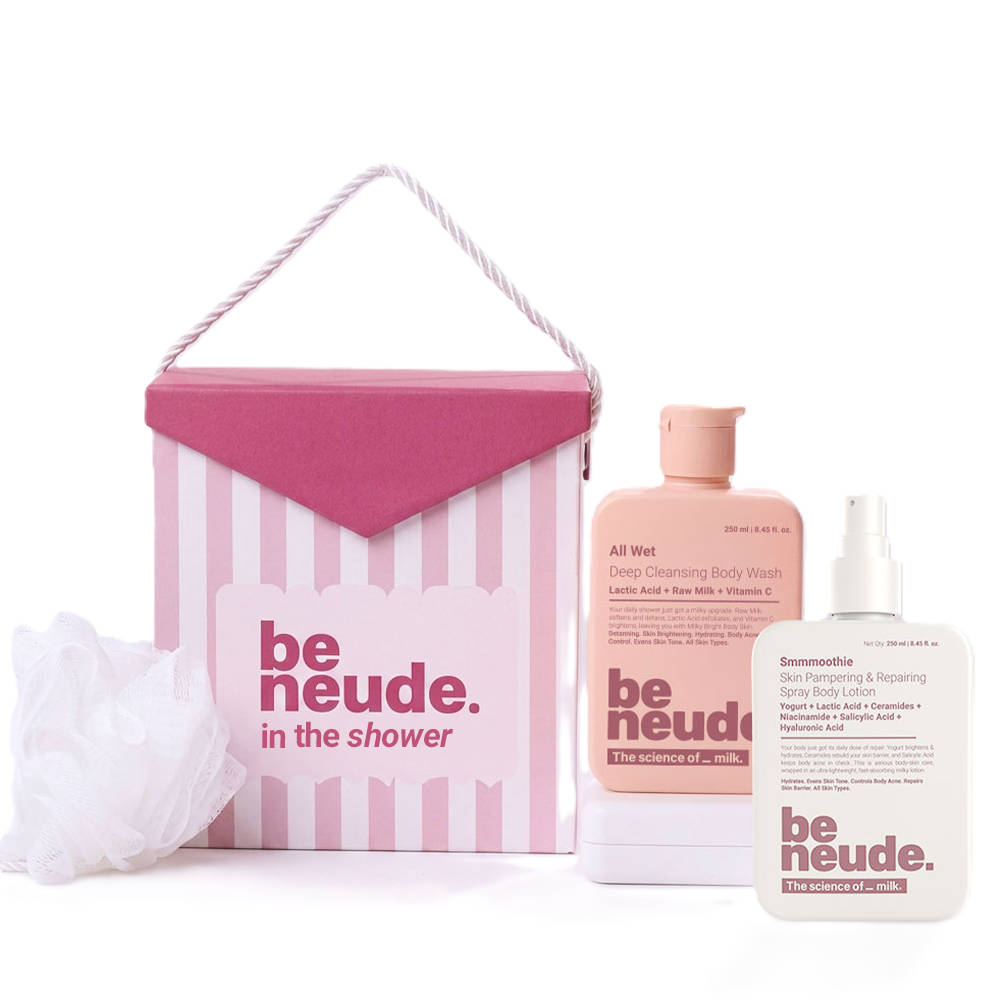 Be Neude In The Shower Gift Set
