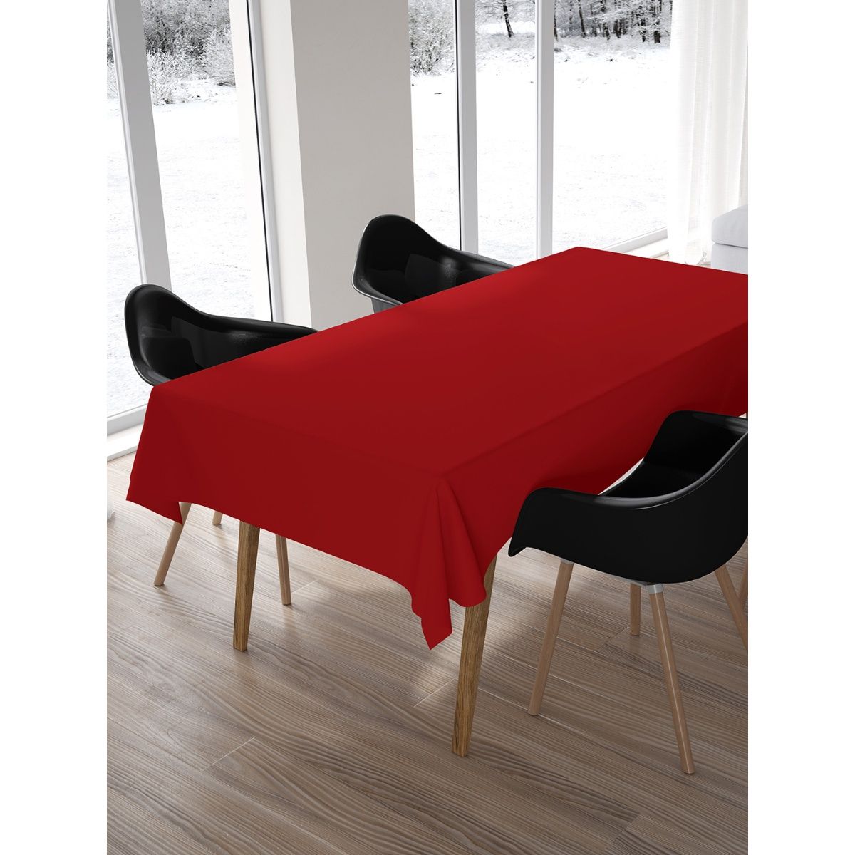 Buy Encasa Homes Plain Tablecloth (6 Ft Long) For 4 To 6 Seater Dining