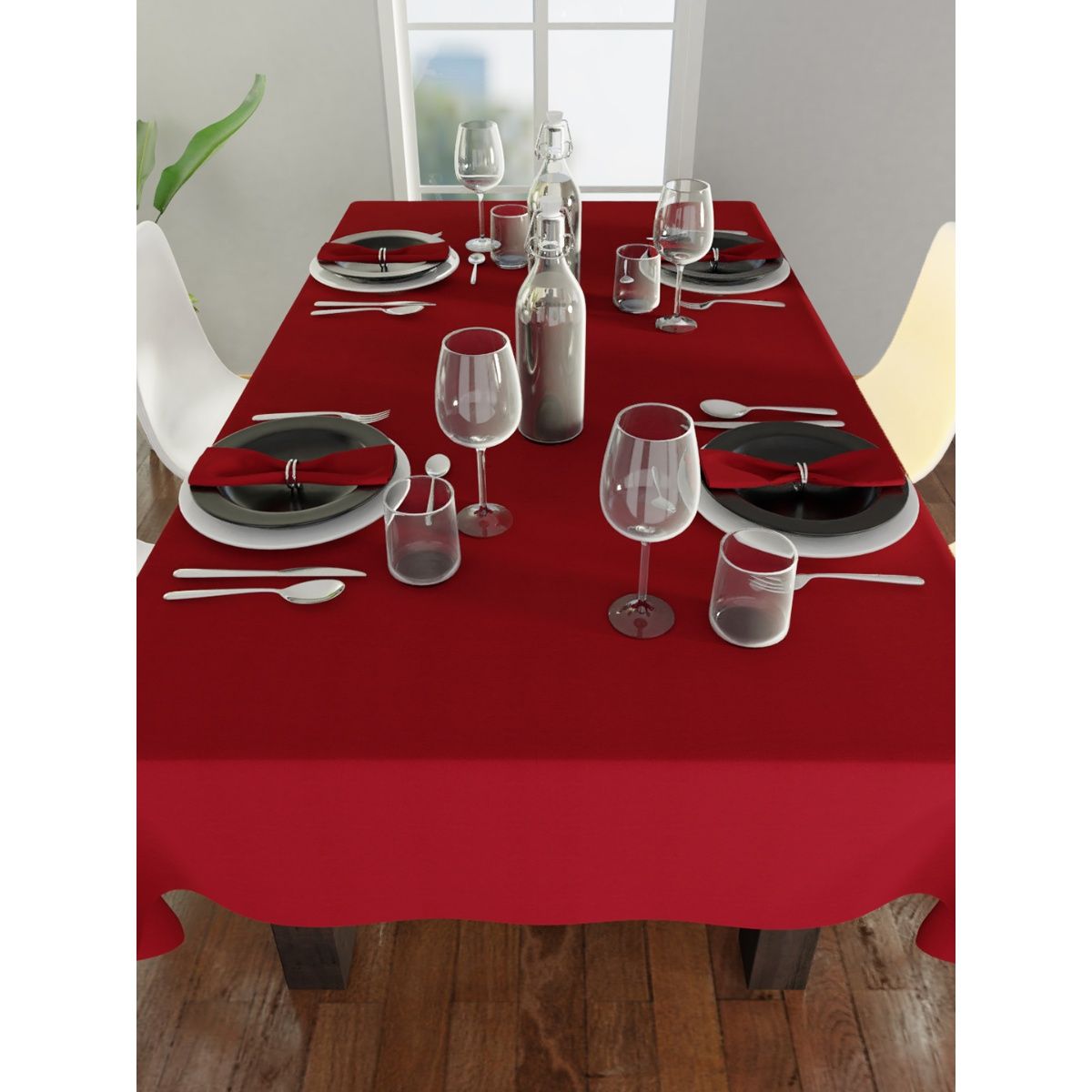 red table cloth argos