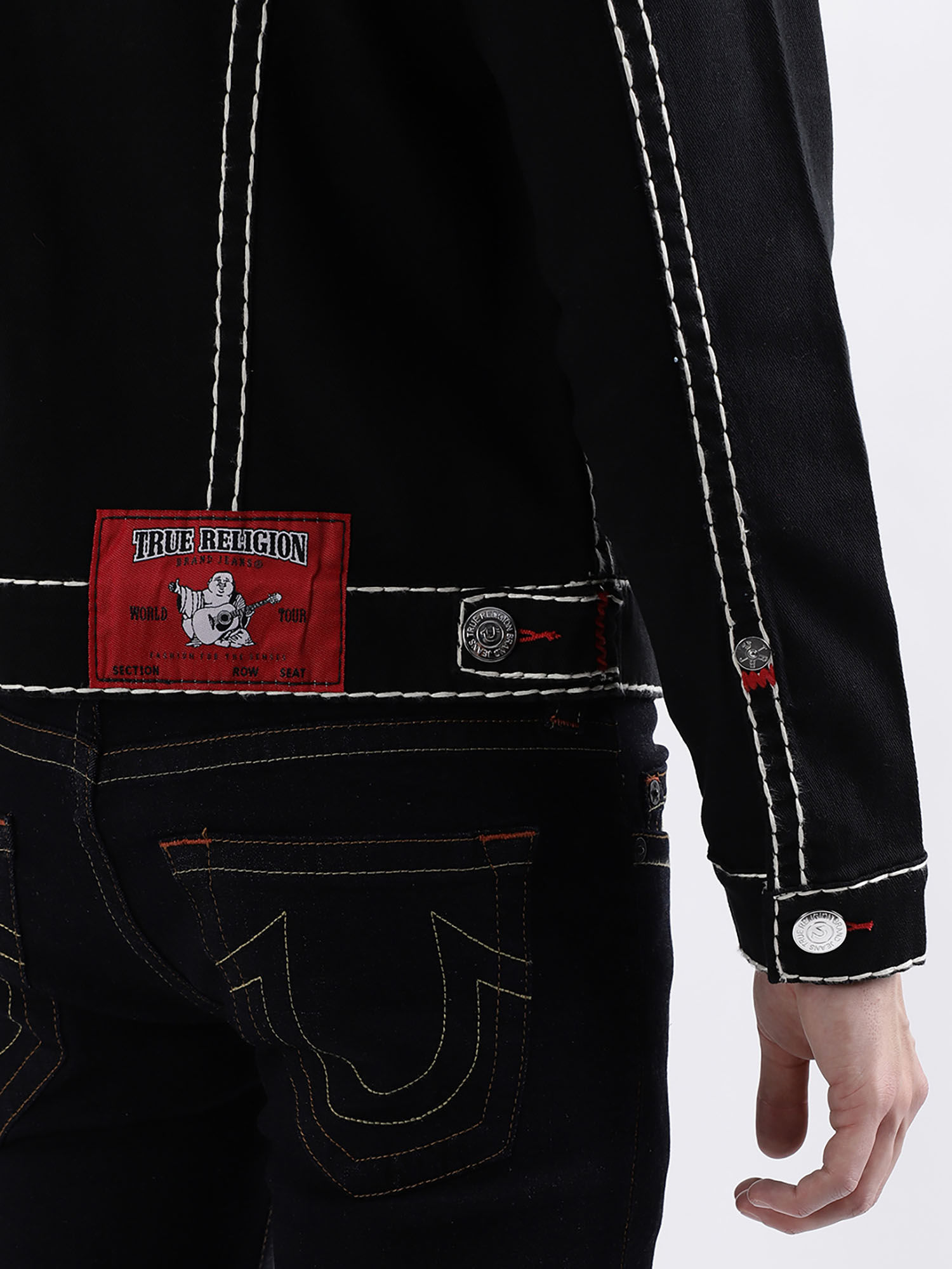 True Religion JIMMY SUPER T Denim Jacket - 6ixthreadz-Vintage