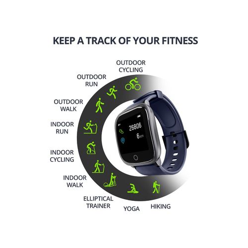 Syska sw100 ip68 water resistant smartwatch