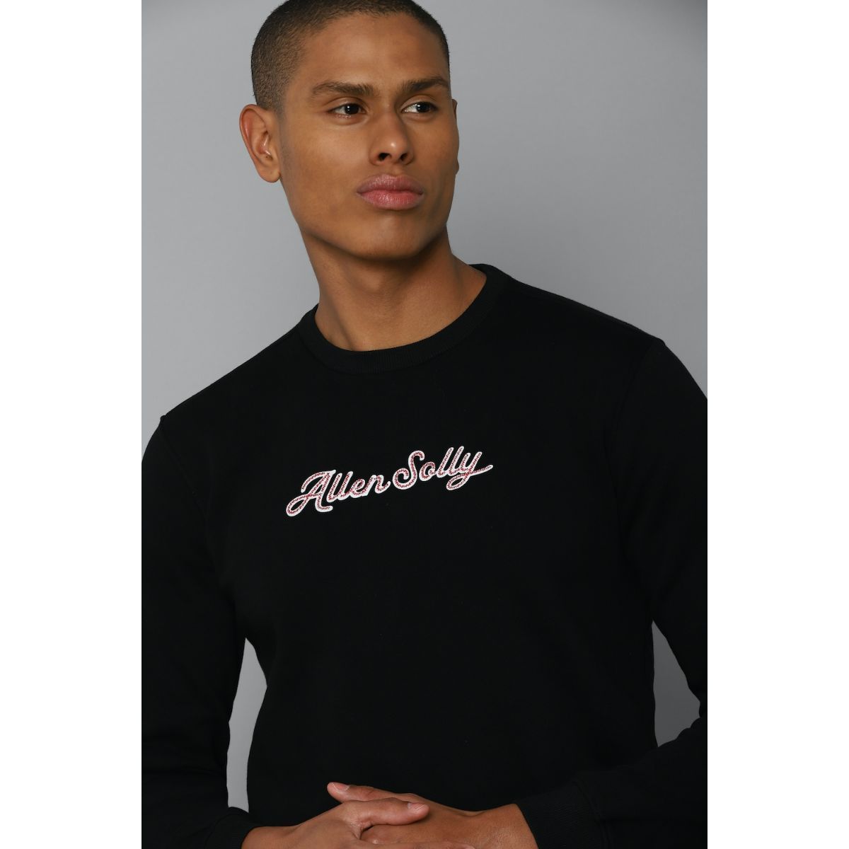 Allen solly best sale black sweatshirt