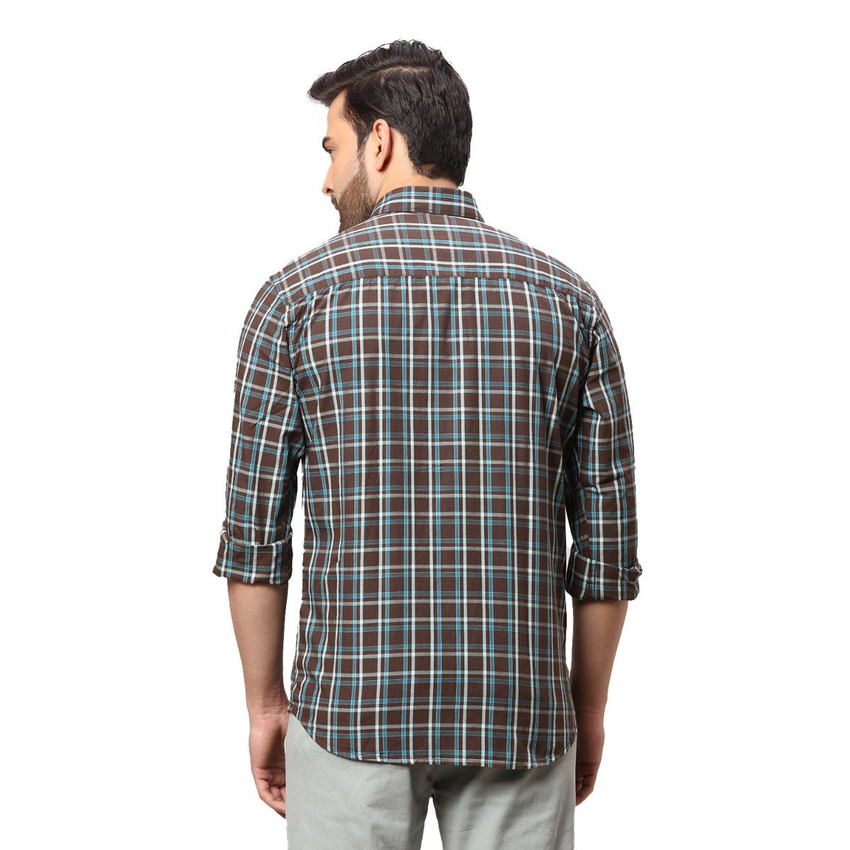 Buy Park Avenue Dark Green Shirt Online