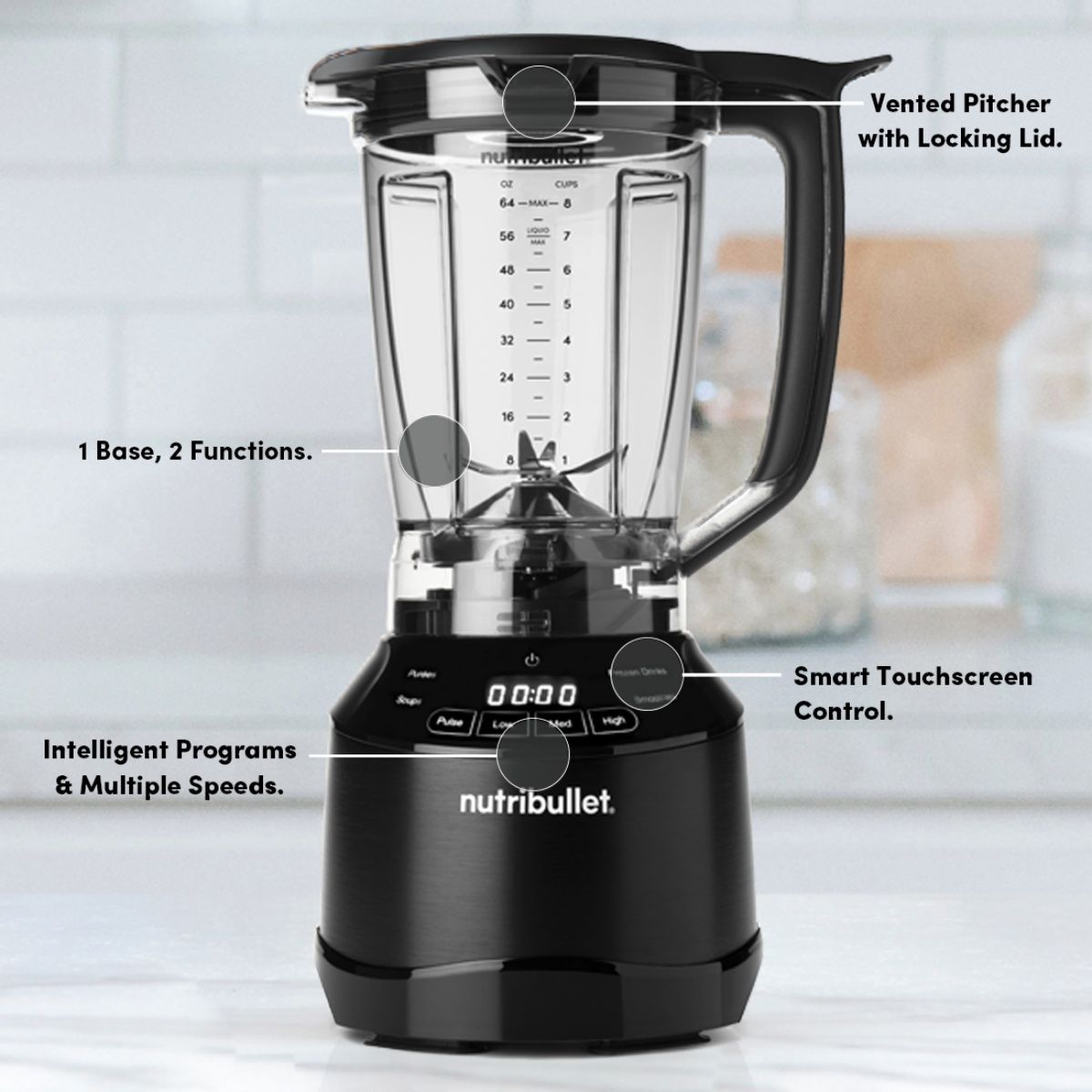 Buy Nutribullet Professional Smart Touch Blender Combo, Juicer Mixer