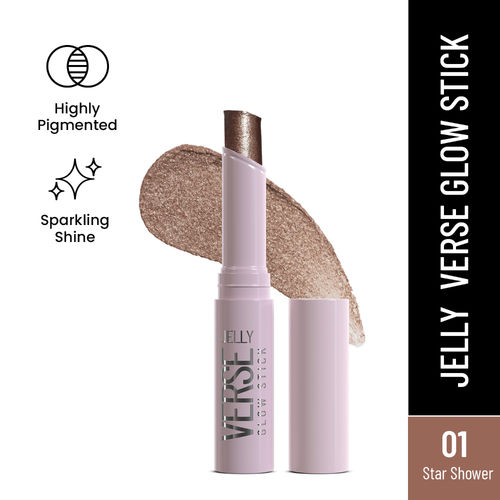 Swiss Beauty Jelly Verse Glow Eyeshadow Stick , Rich Color Payoff, Crease-Proof