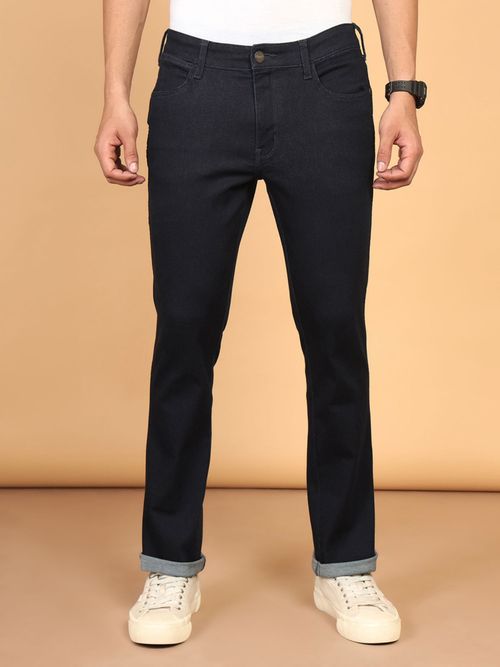 Buy Wrangler Men's Blue Millard Regular Fit Mid Rise Jeans Online