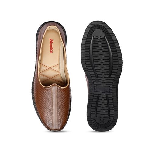 Bata Mojari For Mens Flipkart Bata Mojaris For Men (Tan)