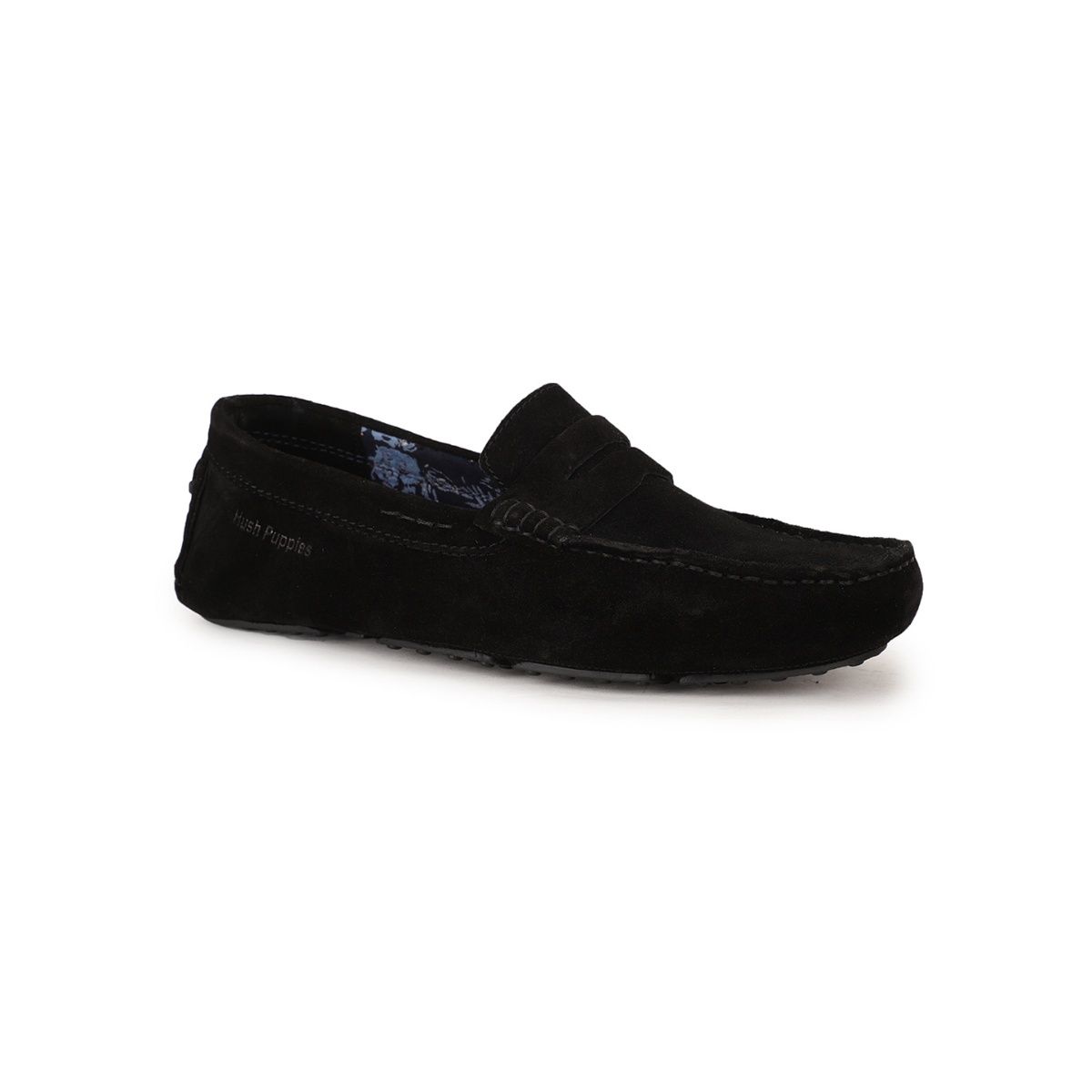 Black suede moccasins men's on sale