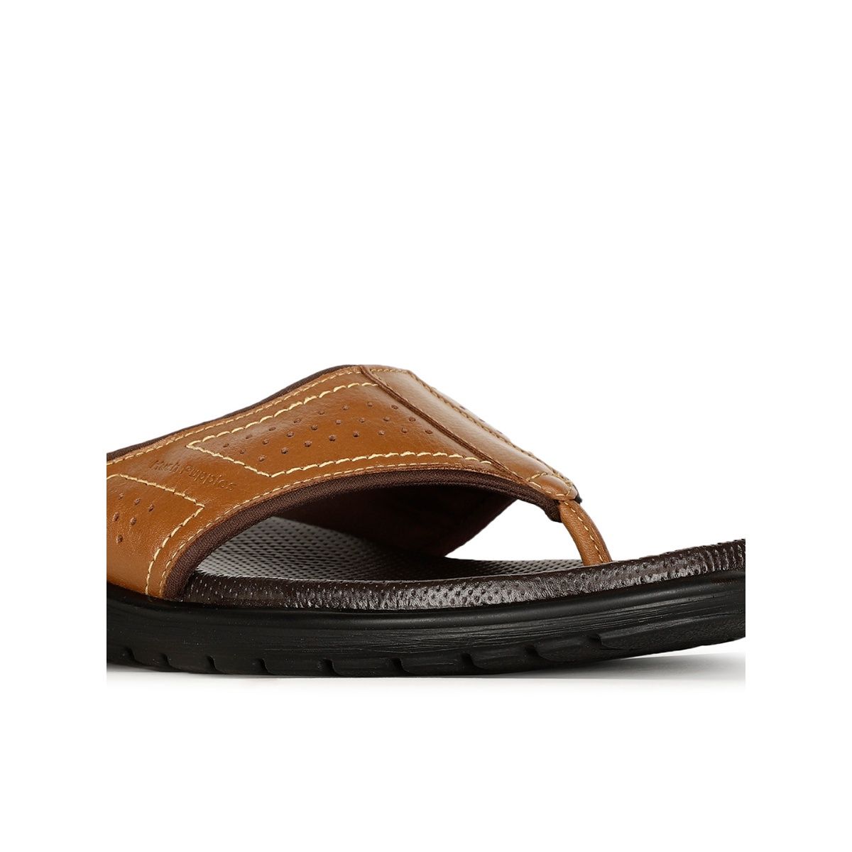 Hush Puppies Mens Carter Strap Leather Summer Sandals | Outdoor Look