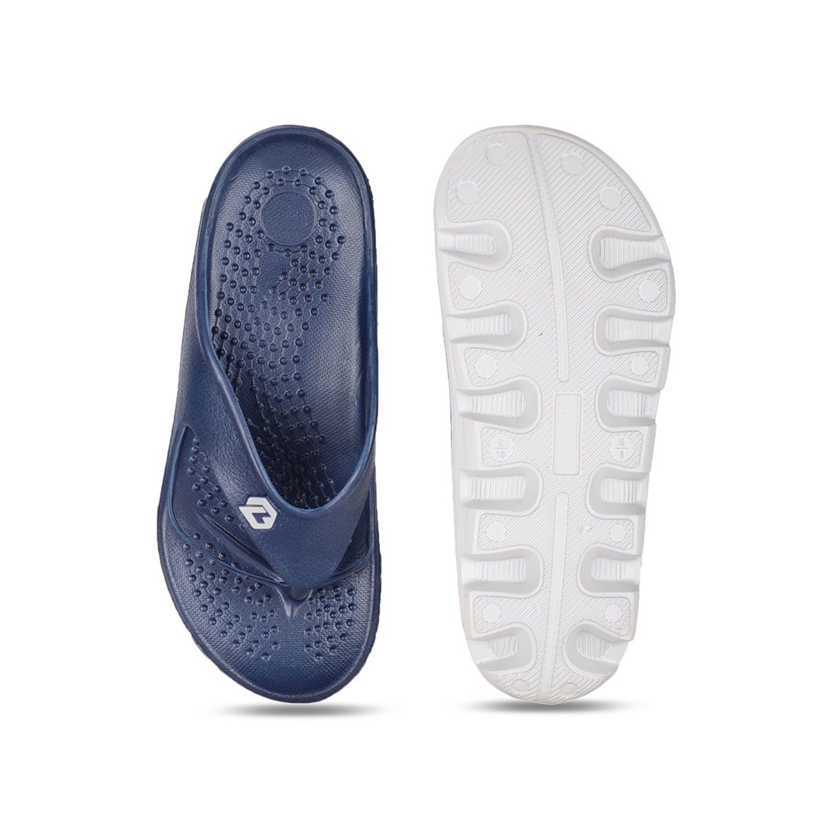 Bata slippers online blue