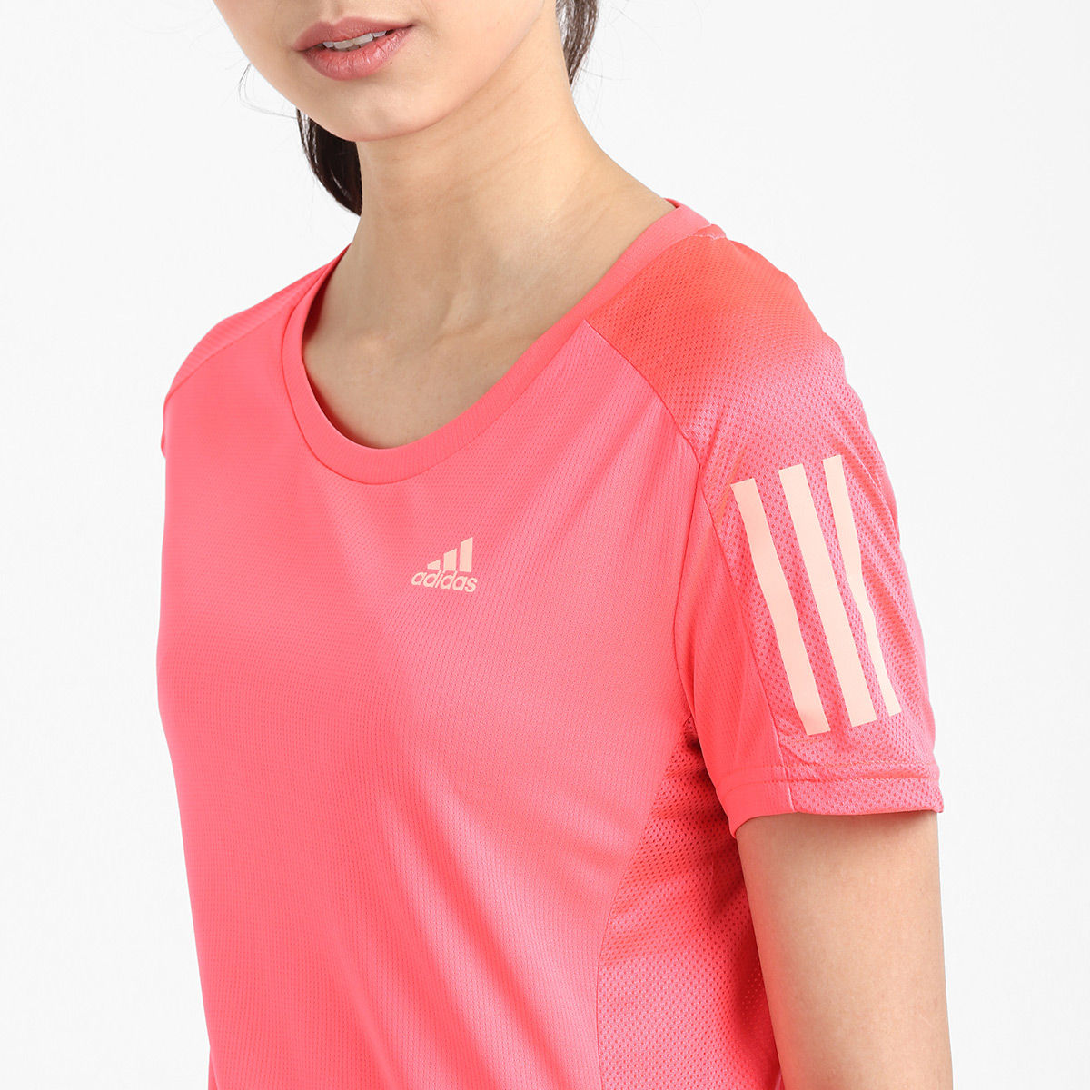 adidas Own The Run Tee Pink Running Tshirt Buy adidas Own The Run Tee Pink Running Tshirt