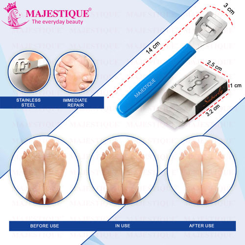 Buy Majestique Corn Cutter Callus Remover For Foot With 10 Blades - Main Image