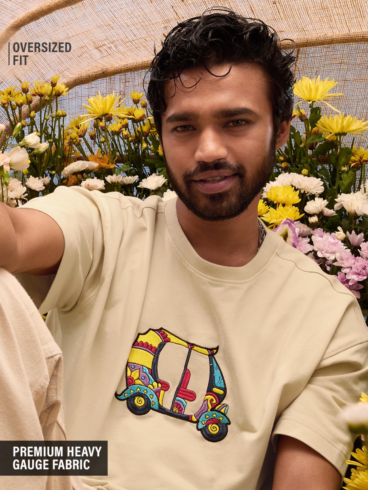 Buy The Souled Store Official Tss Originals Auto Oversized Brown T