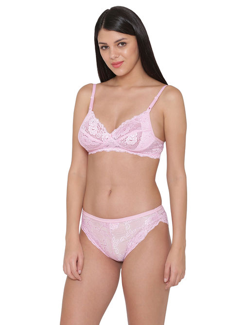 Buy online White Solid Bras And Panty Set from lingerie for Women by N-gal  for ₹739 at 47% off