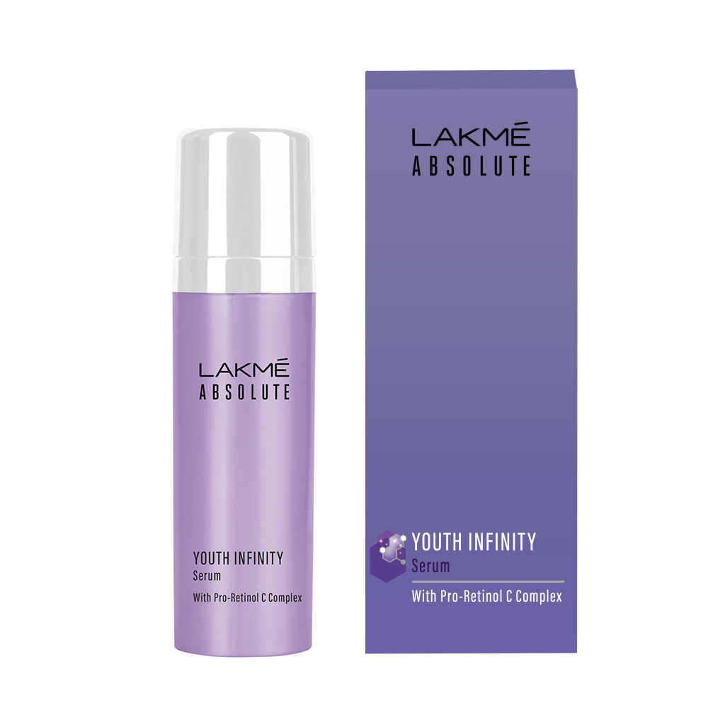 Lakme Absolute Youth Infinity Serum With 89% Pure Pro-Retinol C Complex Helps In Youthful Firmer Skin