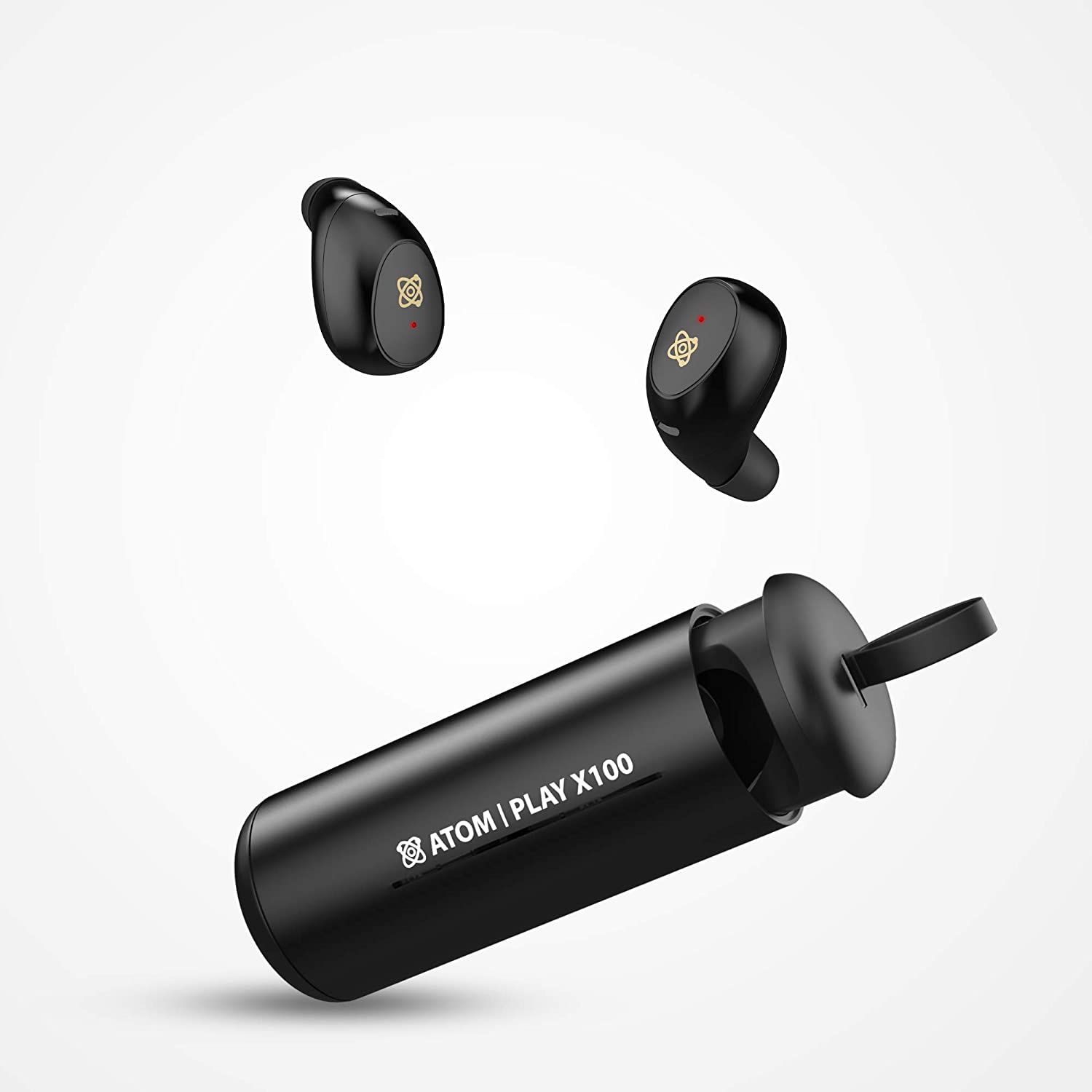 MevoFit Atom Play Bluetooth-earbuds: In - Ear Bluetooth-headphones (black)