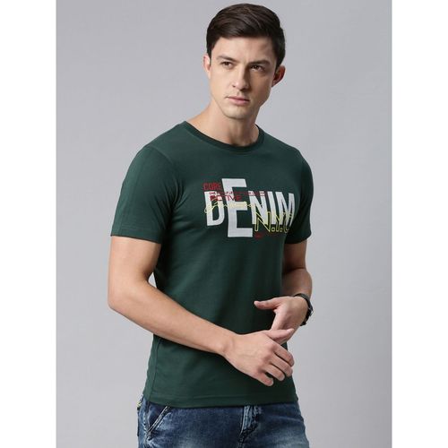 Dixcy Scott Mens Stylish Crew Neck Cotton Printed Half Sleeve T-shirt