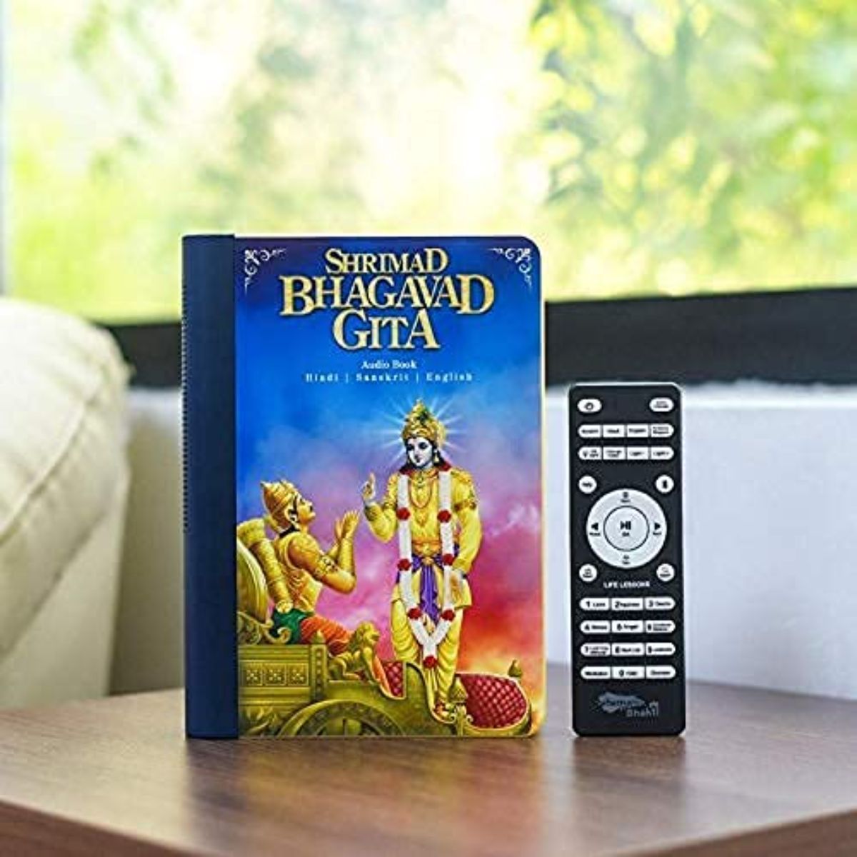 Shemaroo Shrimad Bhagavad Gita in English Hindi & Sanskrit Audio Language