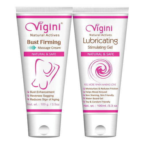 Buy Vigini Breast Firming Bust Tightening Size Increase Cream & Vaginal Lubricant  Lube Jelly for Women Online