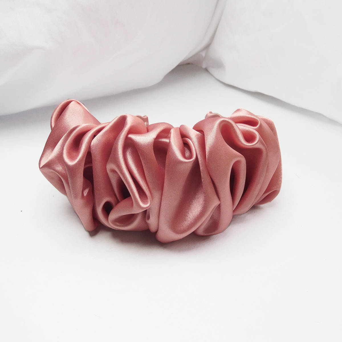 Soho Boho Studio Juliet Pink Vintage Ruffle Hairband