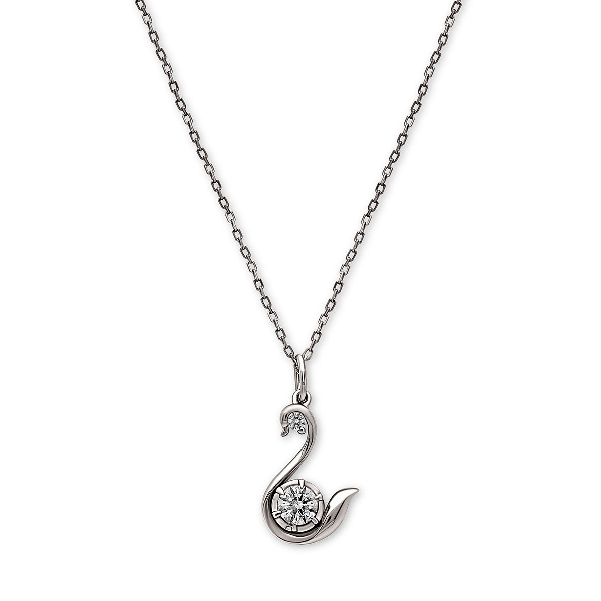 Women's Sterling Silver sold Swar0vski Swan H