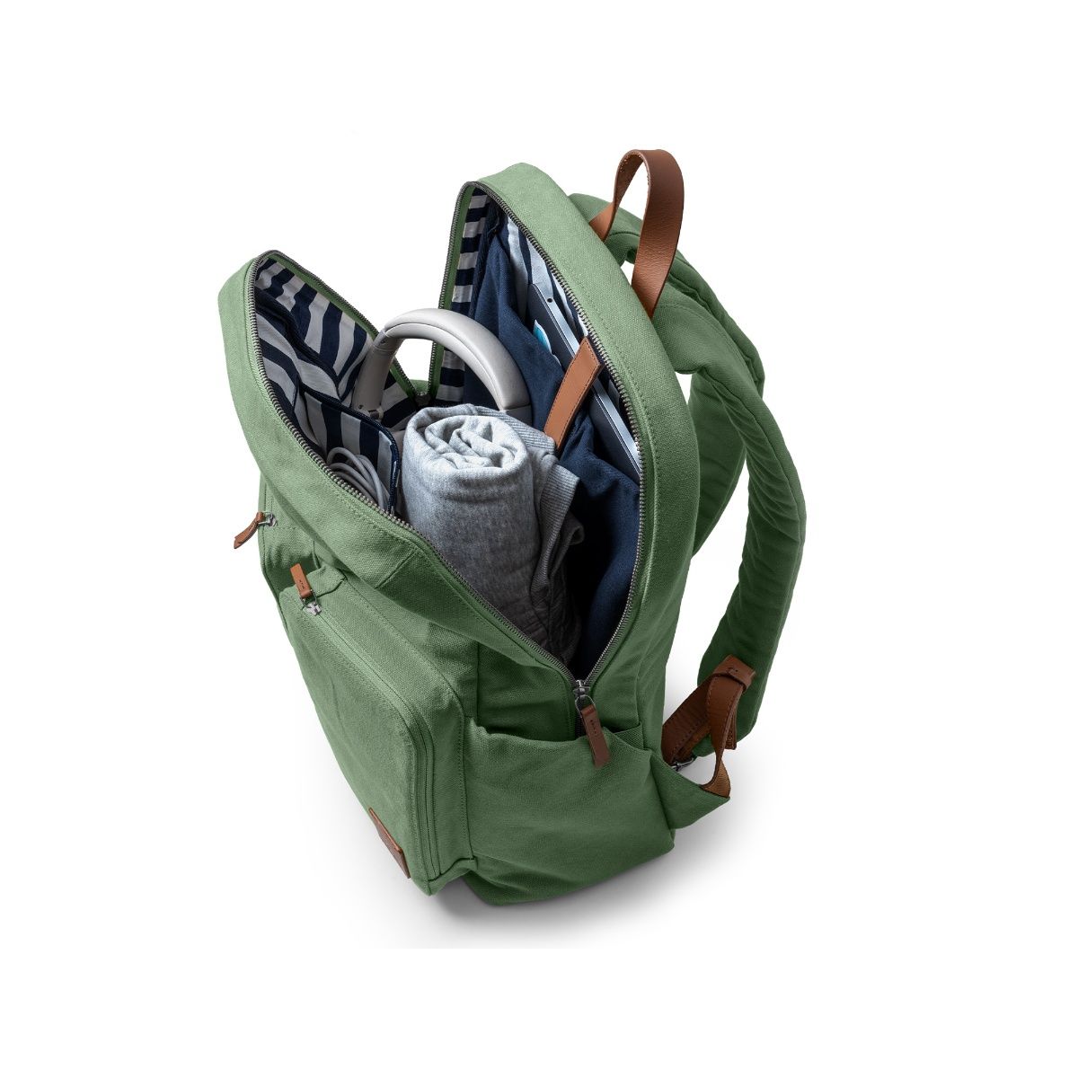 Buy DailyObjects Mint Green Field Backpack Online