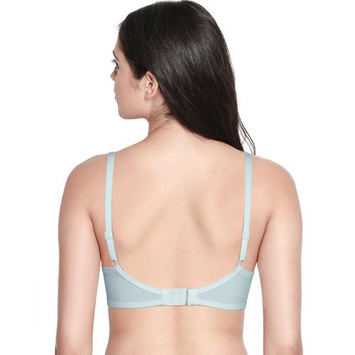 Shyaway Women Skylight Blue Non Padded Seamed Cup Everyday Bra (32D)