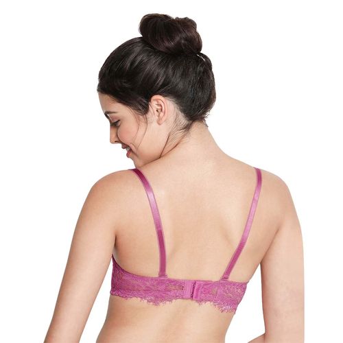 EHTMSAK Bras for Women Lace Padded Hollow Out Back Wirefree India