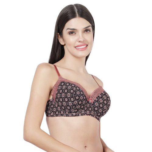 Honeeladyy New Fashion Women Sexy Lace Wireless Bra With Thong