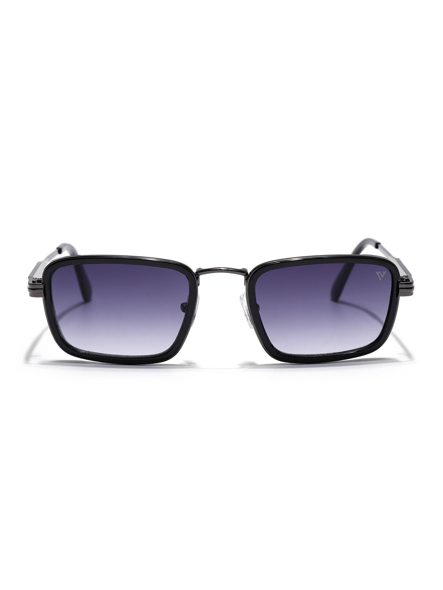 Voyage Unisex Purple Lens Rectangle Polarized Sunglasses- C532 (56)